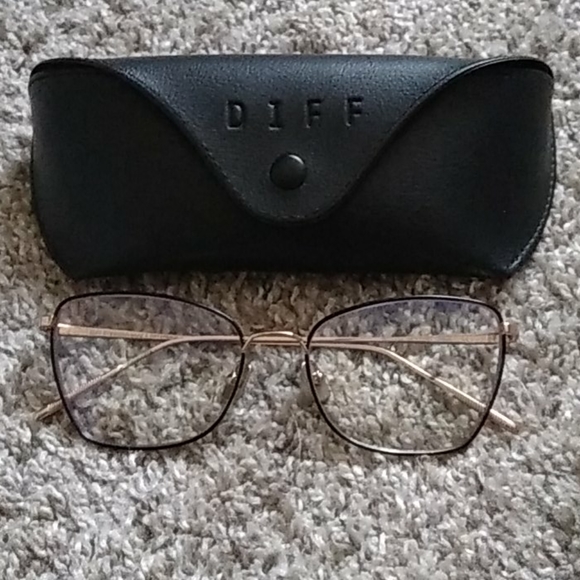 Diff Eyewear Accessories - DIFF EYEWEAR blue light clear glasses